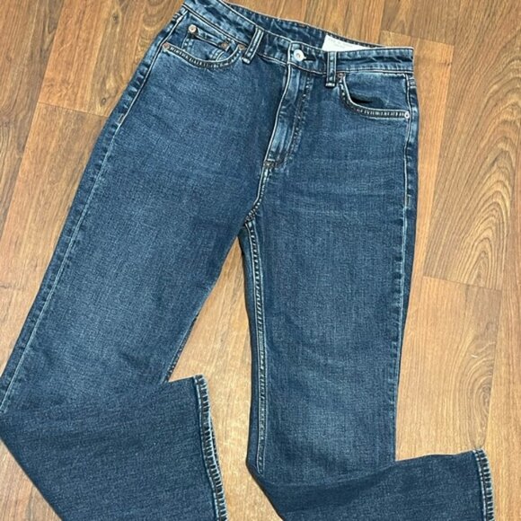 Rag & Bone Casey High Rise Ankle Flare Sz 26 - Picture 1 of 8
